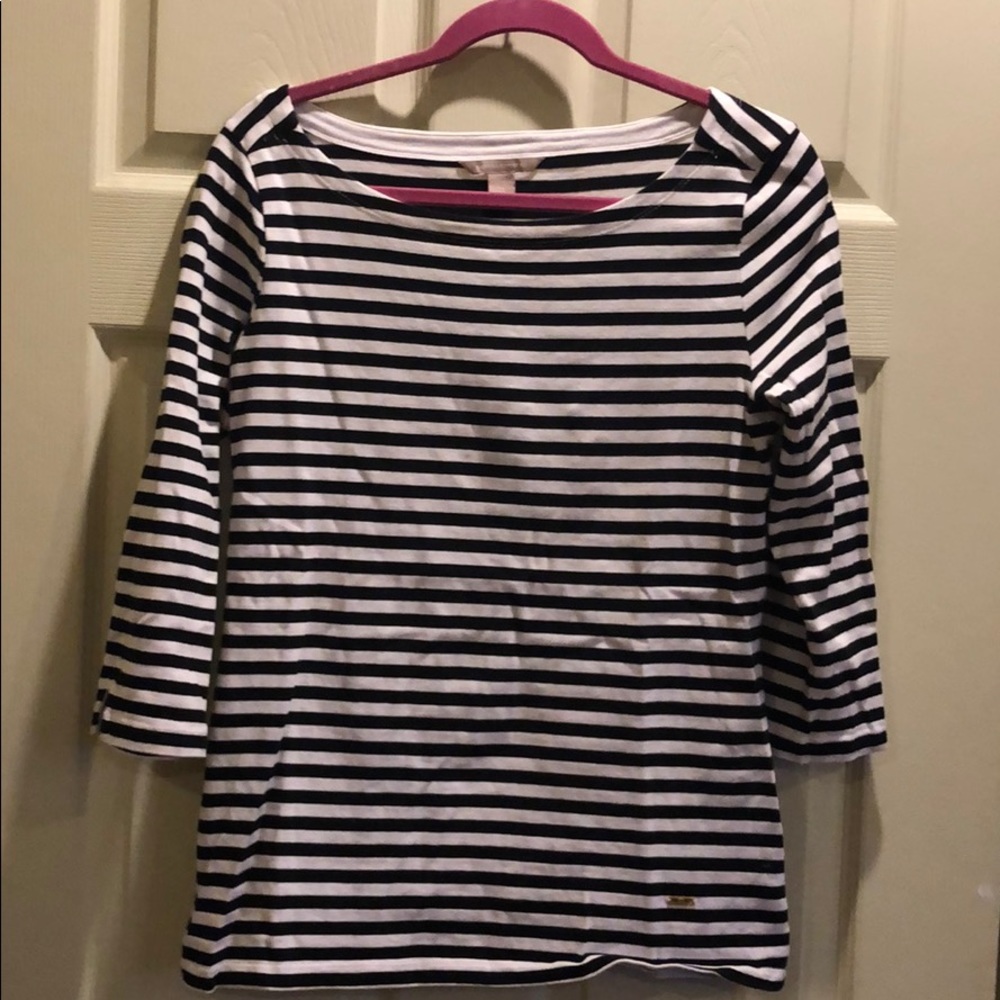 Classic BR boatneck striped shirt